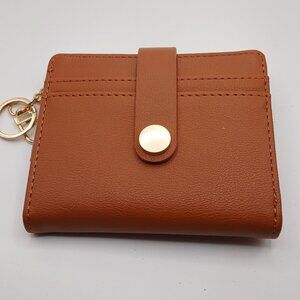 Soft Brown Thin Wallet RFID Blocking